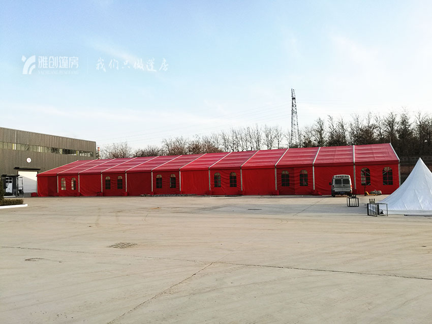 大型帐篷篷房搭建