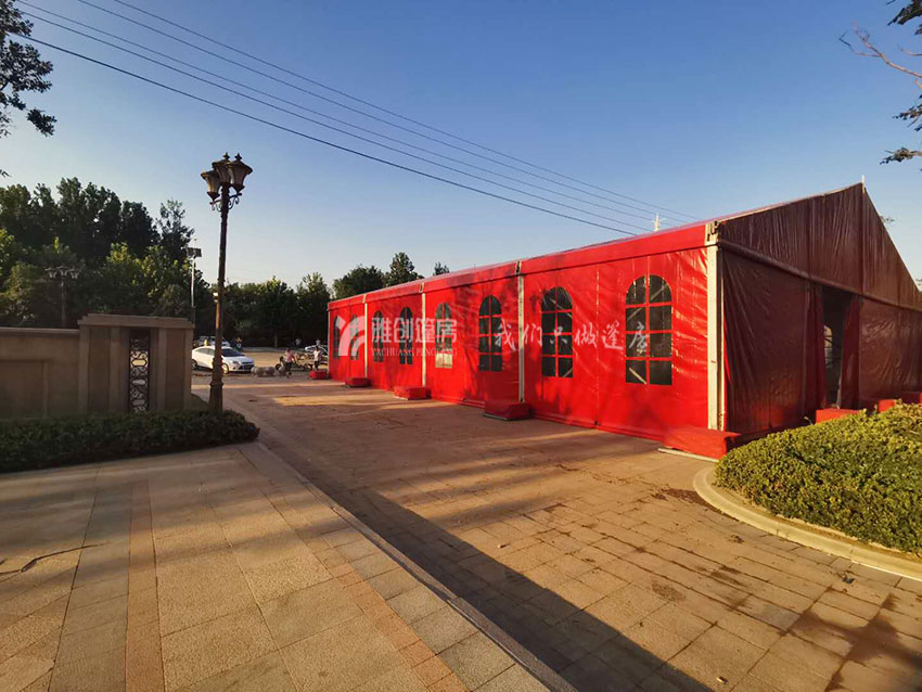 开封篷房租赁像搭积木一样去搭建篷房