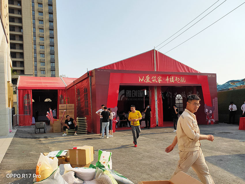 安阳红色篷房租赁出租的篷房几成新？