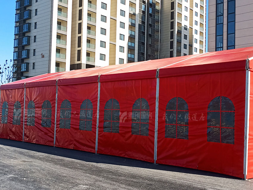 商丘篷房租赁出租厂家讲解搭建户外大型篷房需要考虑什么问题？