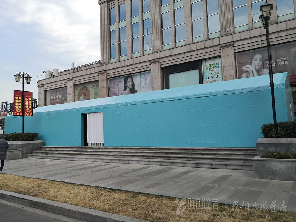 郑州展览篷房厂家的构成和搭建