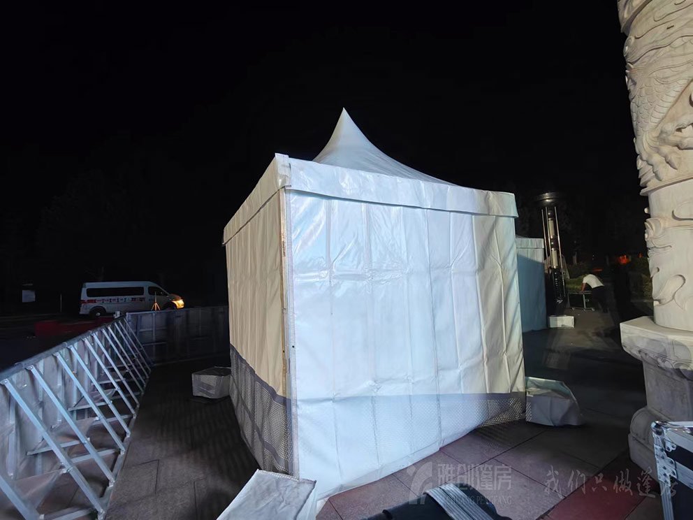 安阳篷房租赁厂家夜场布场圆满落幕