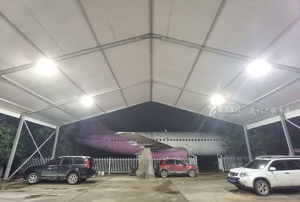 濮阳篷房租赁助力嶂石岩风景区搭建临时大篷