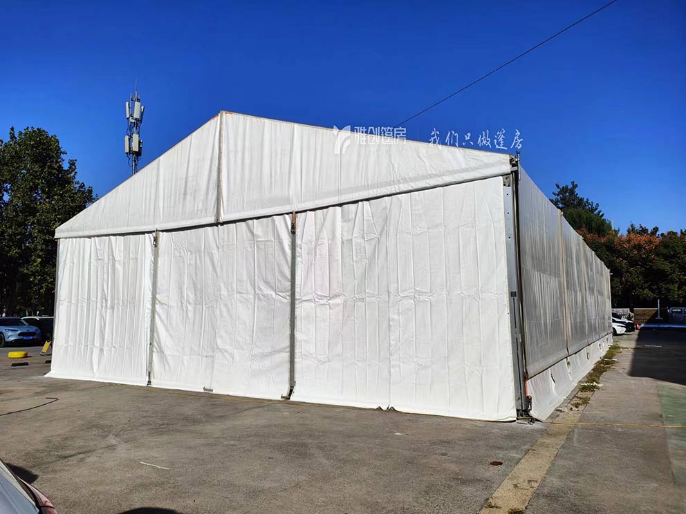 郑州篷房租赁搭建广汽丰田临时展厅篷房