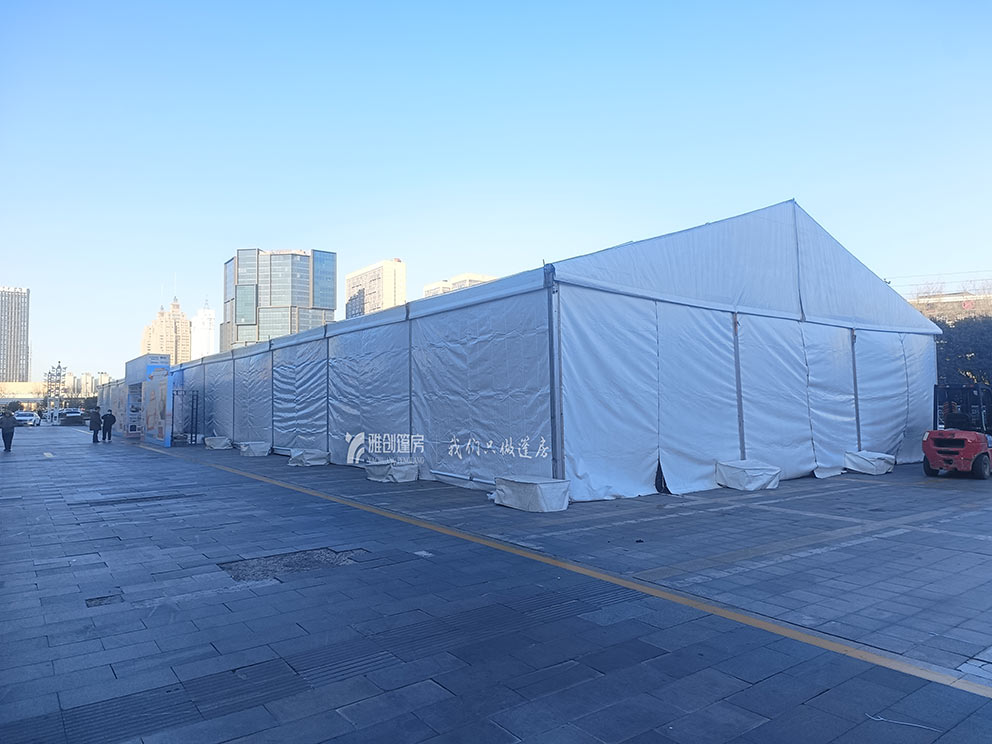 郑州篷房厂家搭建红星美凯龙品牌特卖现场