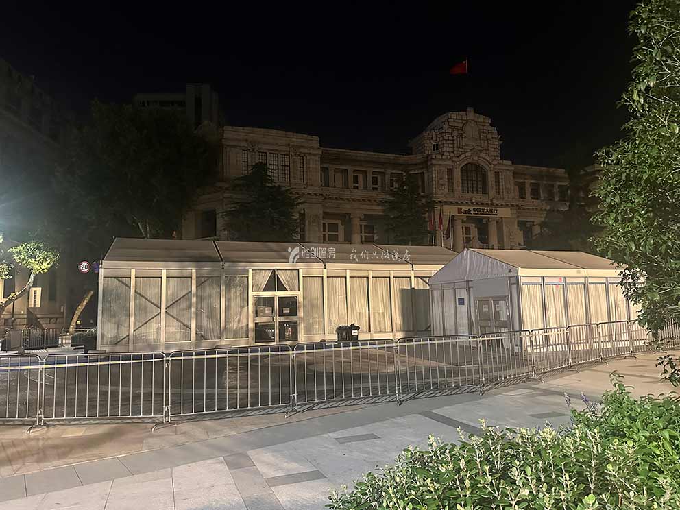 武汉澳门周玻璃篷房由保定沧州篷房出租布场